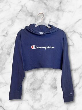 Champion 90s style cropped hoodie